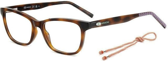 Missoni Women's Acetate Brown Prescription Eyeglass Frame MMI 0160 086