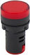 KND LED Indicator Light Red 12V 10pcs (02.011.0054)