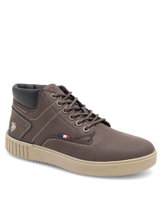 U.S. Polo Assn. Assn Ανδρικά Sneakers Καφέ