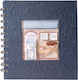 Etoile Notizbuch Spirale Blau