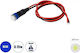 GloboStar LED 12V 0.15W Μπλε Υψηλής Ισχύος SMD LED - Φ0.7 x Υ2.3cm - Μπλε - Dimmable 1τμχ 81487