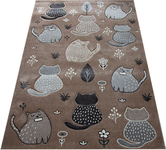 Tzikas Carpets Diamond 63908-070 Kinder Teppich Braun 160x230cm