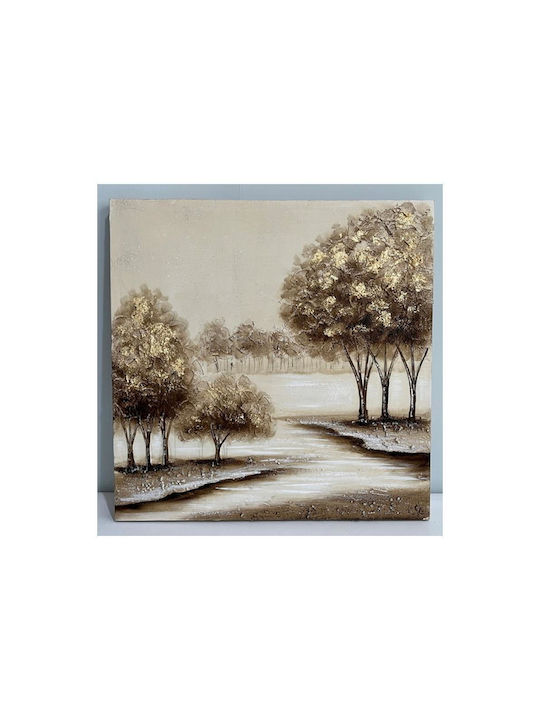 Zen Collection Πίνακας σε Καμβά 60x60cm