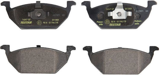 Textar Σετ Τακάκια Εμπρός 4τμχ για Audi A1 Honda City Seat Arona