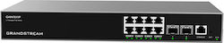 Grandstream GWN7811P Managed L3 Switch with 8 Gigabit (1Gbps) Ethernet Ports and 2 SFP Ports