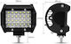 Ορθογώνιος Προβολέας Αυτοκινήτου LED Mitsubishi Pick-up 72W 9.9cm με Λευκό Φωτισμό 1τμχ