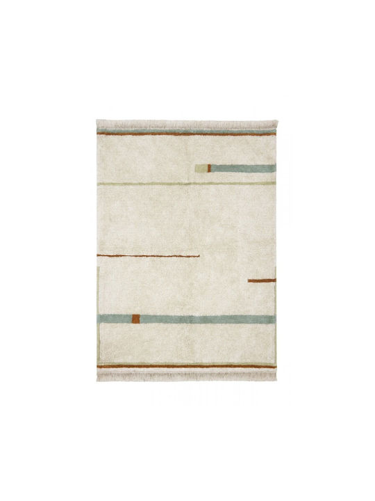 Lorena Canals Lanes Vintage Kids Rug Beige 140x200cm