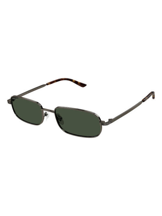 Gucci Sonnenbrillen mit Gray Rahmen und Grün Li...