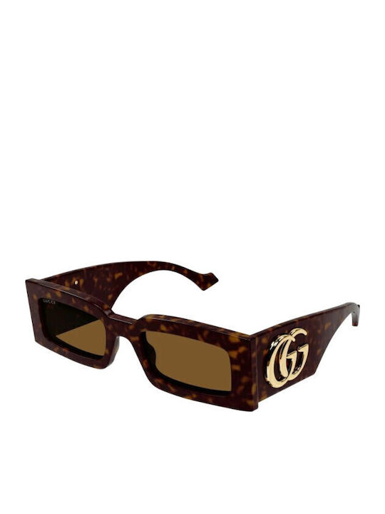 Gucci Women's Sunglasses with Brown Tartaruga P...