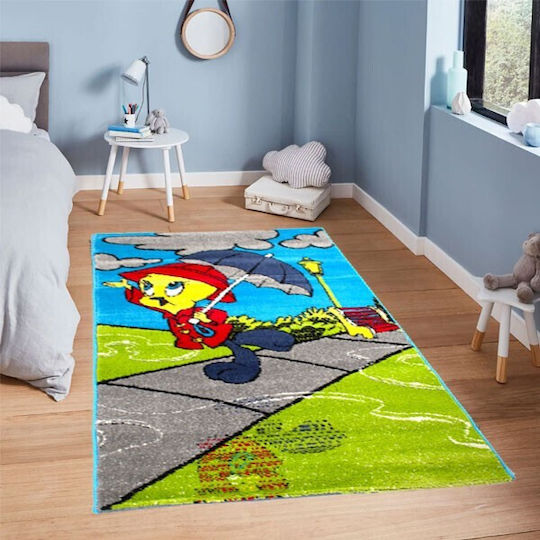 SpitiBazaar Παιδικό Χαλί Πολύχρωμο 80x150cm
