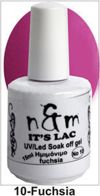 N&M Nails Хибриден Лак за Нокти fuchsia 10 15мл 1бр