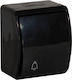 Orno Knopf Glocke in Schwarz Farbe
