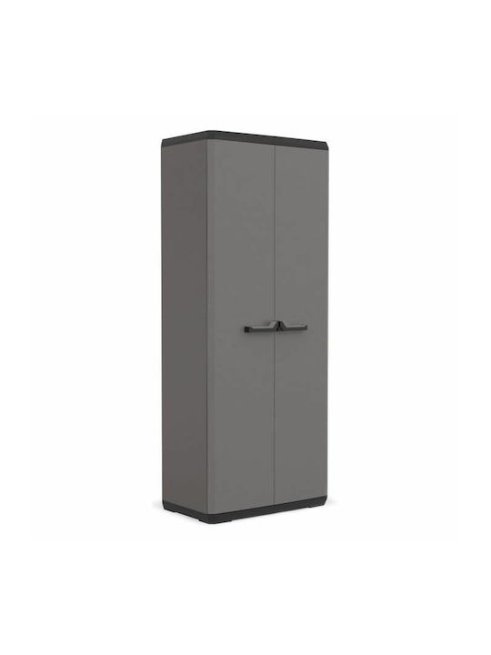 Double Door Wardrobe Metallic 40.5x25x80cm