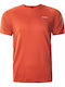 Men's Undershirt Short-sleeved in Orange Color