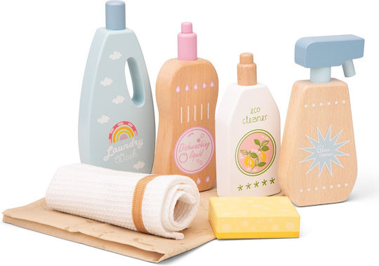 New Classic Toys Wooden Cleaning Detergent Set For 12+ Years 7pcs
