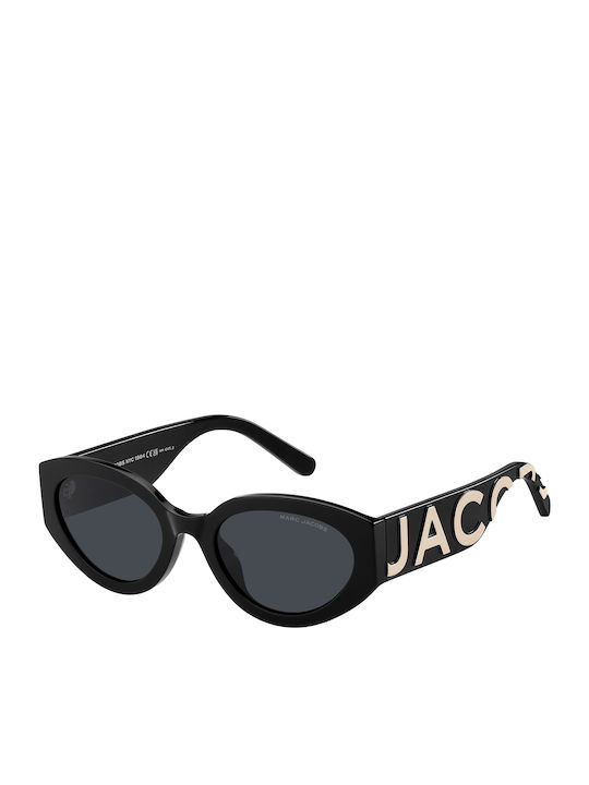 Marc Jacobs Unisex Sonnenbrille mit Schwarz Kun...