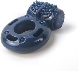 A-Gusto Vibrating Ring Cock Blue CR-0001