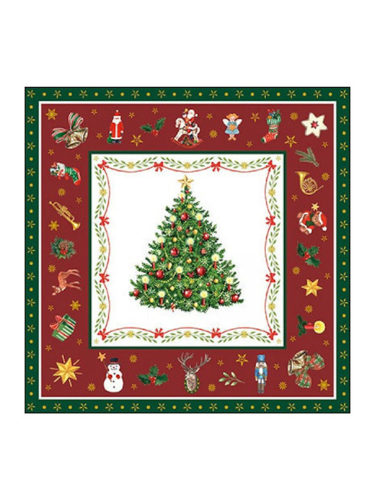 Gialpis Serviette mit Weihnachtsbäumchen