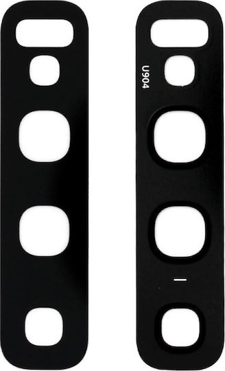 Τζαμάκι Κάμερας Μαύρο για Galaxy S10+Samsung Galaxy S10 Plus G975.