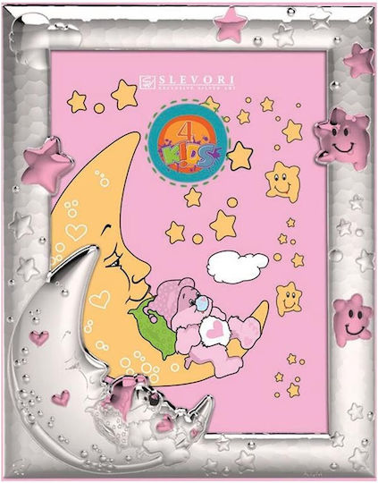 Slevori Slevori Bilderrahmen Für Kinder Silber Rosa 9x13cm