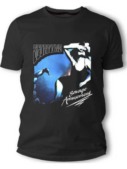 Frisky T-shirt Scorpions Μαύρο