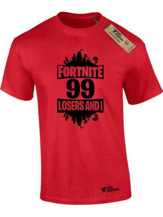 Takeposition T-shirt Fortnite Λευκό