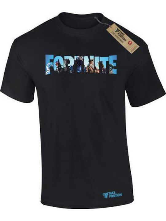 Takeposition Thunder Strike T-shirt Fortnite Λευκό