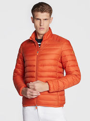 Save The Duck Men's Winter Puffer Jacket Orange