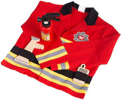 Kidslife Costum de Pompier cu Accesorii Kidslife Costum de Pompier cu Accesorii
