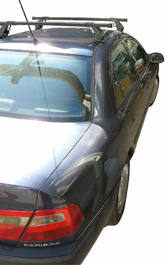 Hermes für Mitsubishi Carisma (mit Dachträgerfüßen) Schwarze