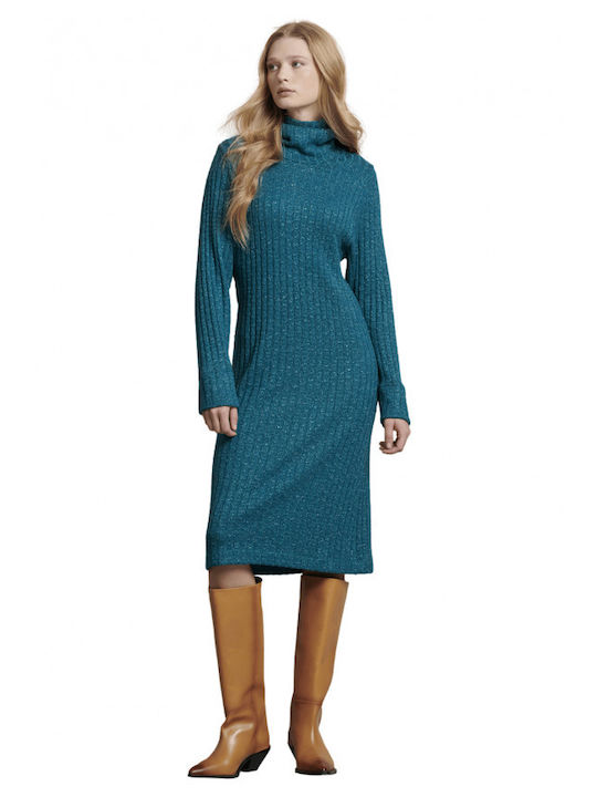 Matis Fashion Midi Kleid Blau