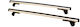 Hermes Aluminum Car Roof Bars 110cm for Volkswagen Jetta 4D Set with Roof Rack Legs Silver