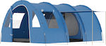 Outsunny Cort Camping Albastră pentru 6 Persoane 475x315x215cm