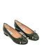 Anatomic Patent Leather Ballerinas Green