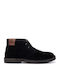 Leder Schwarz Herrenstiefel
