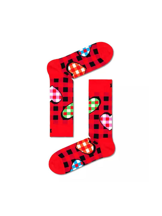 Happy Socks Șosete cu Model Roșii 1Pachet