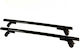 Hermes Aluminum Car Roof Bars 110cm for Kia Rio 5D Set with Roof Rack Legs Black