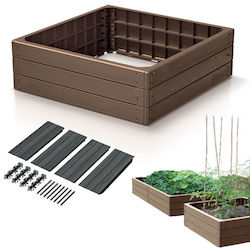 Prosperplast Blumenbeet für Gartenzaun aus Kunststoff 75.6x75.6cm 1Stück Brown Prosperplast Blumenbeet für Gartenzaun aus Kunststoff 75.6x75.6cm 1Stück Brown