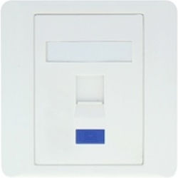 Lancom Μετώπη Πρίζας Δικτύου-Τηλεφώνου 01.075.0082 5τμχ