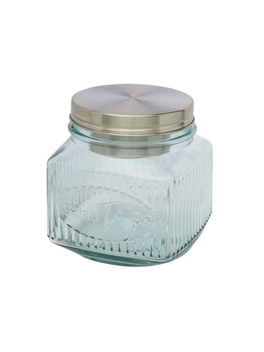 KIlner General Use Glass Jar with Lid Transparent 800ml
