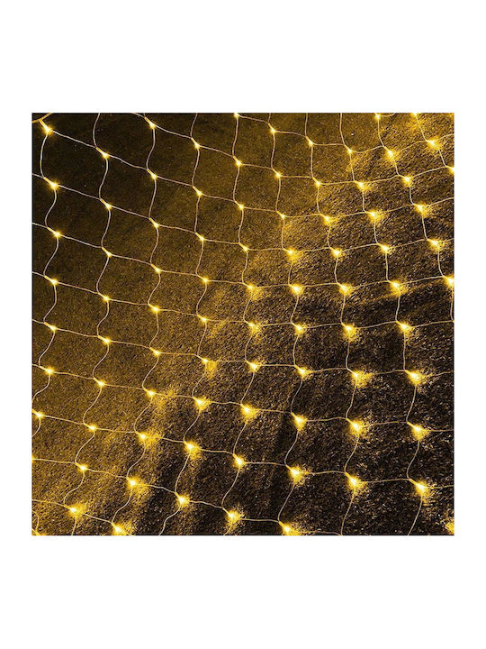 Lichterketten LED 3m. x 200cm Warmes Weiß Typ Netz 1Stück