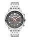 DAS.4 Men's Watch Chronograph Battery with Gray Metal Bracelet