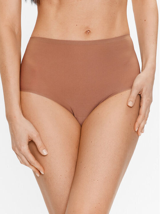 Chantelle Висока талия Дамско Слип Brown