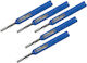Fluke Networks Quick Clean Cleaner 2\.5 Mm Fiber 5 Pack Measuring Tools Accessory