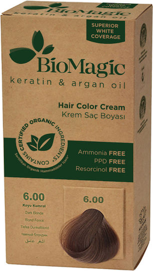 BioMagic Vopsea De Păr 6.00 - Blond Închis 60ml