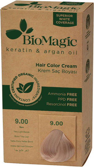 BioMagic Βαφή Μαλλιών 9.00 - Very Light Blonde 60ml