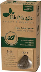 BioMagic Hair Dye 9.11 Intense Ash Very Light Blonde 60ml BioMagic Hair Dye 9.11 Intense Ash Very Light Blonde 60ml