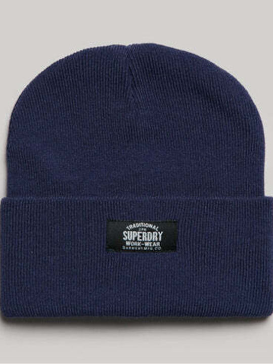 Knitted Beanie Cap Purple