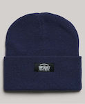 Superdry Knitted Beanie Cap Purple