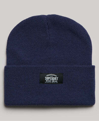 Beanie Unisex Beanie Gestrickt in Lila Farbe